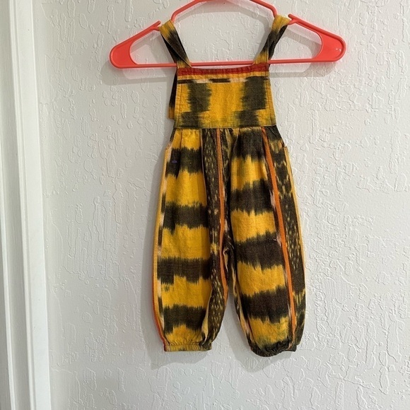 Pimento Made in Guatemala 2T Cotton Overalls Jumpsuit Playsuit - Picture 2 of 9